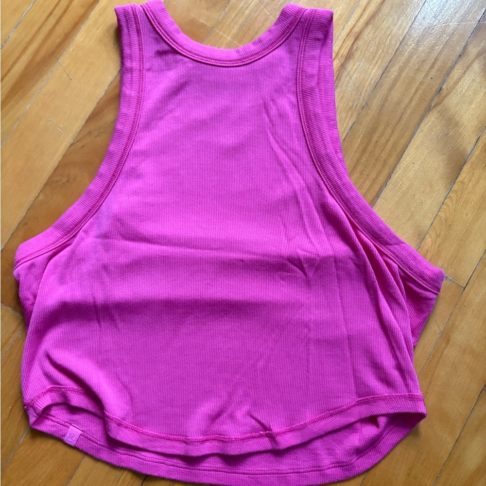 Women's Sleeveless Pink Top
